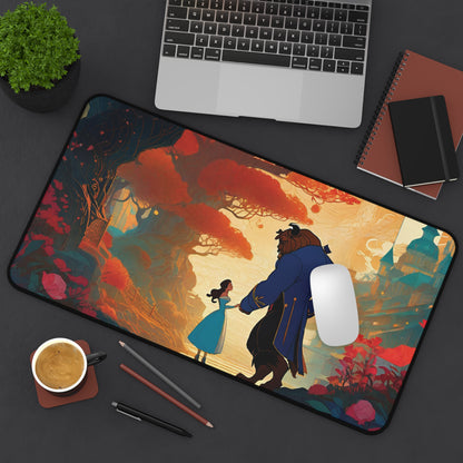 Beauty and the Beast - Original Art - Trading Card Game Playmat / Mouse Pad / Desk Mat