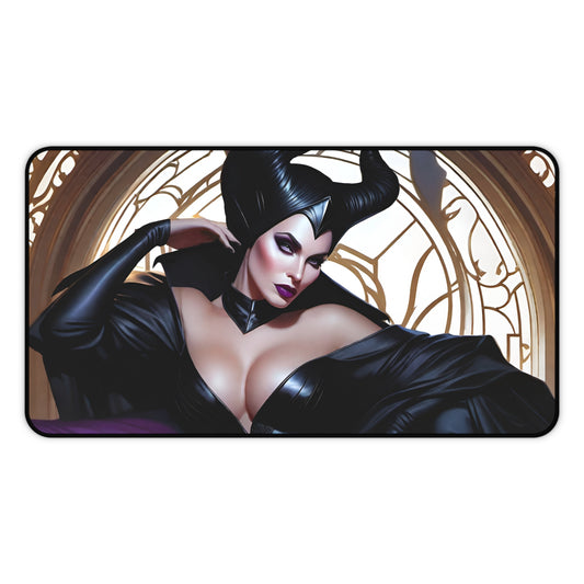 Maleficent Sleeping Beauty Villain Pin-Up - Original Art - Trading Card Game Playmat / Mouse Pad / Desk Mat