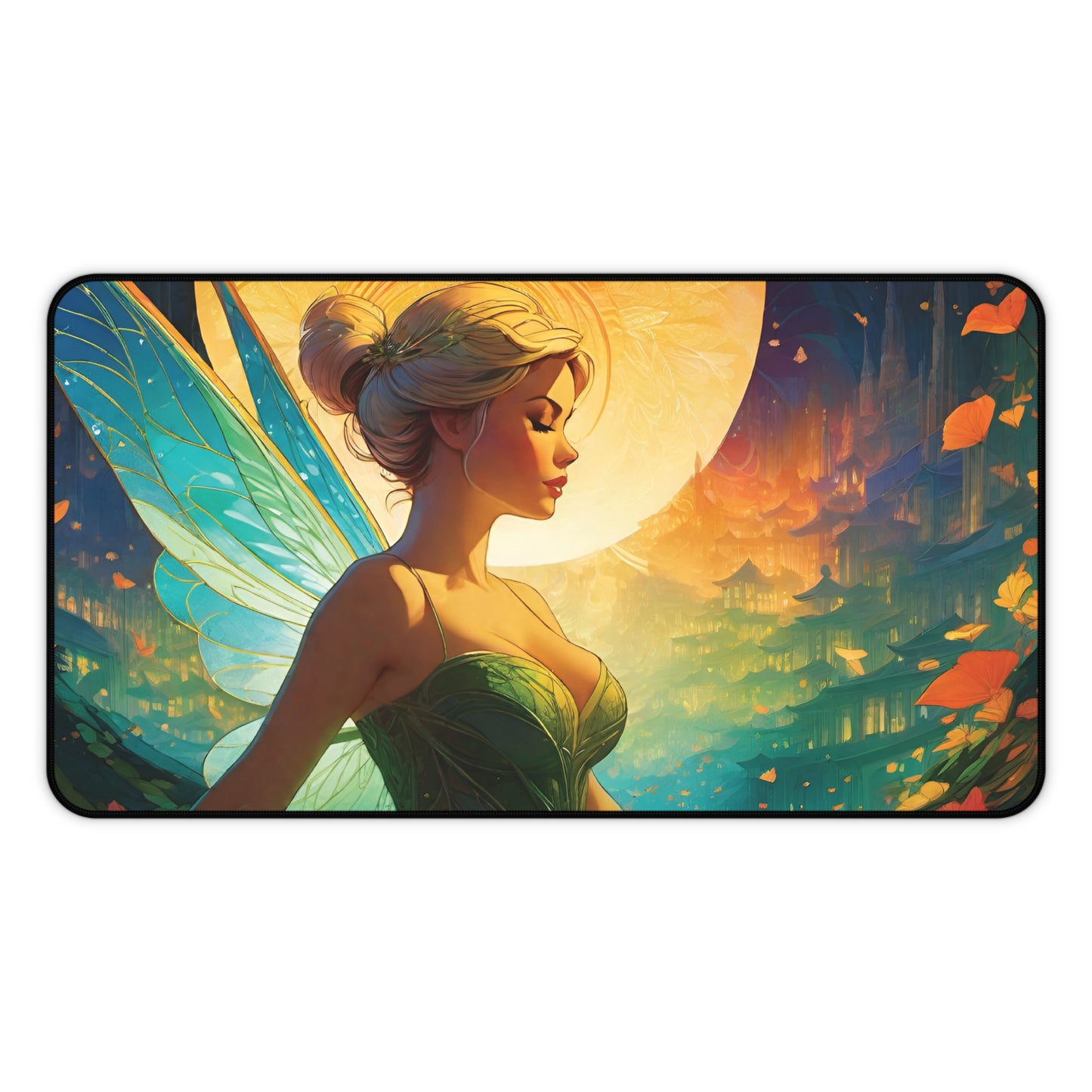 Tinker Bell from Peter Pan - Original Art - Trading Card Game Playmat / Mouse Pad / Desk Mat