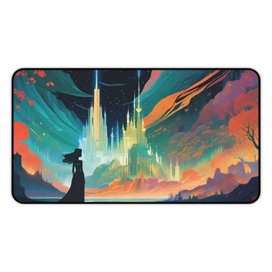 Sleeping Beauty (Briar Rose) On a Quest - Original Art - Trading Card Game Playmat / Mouse Pad / Desk Mat